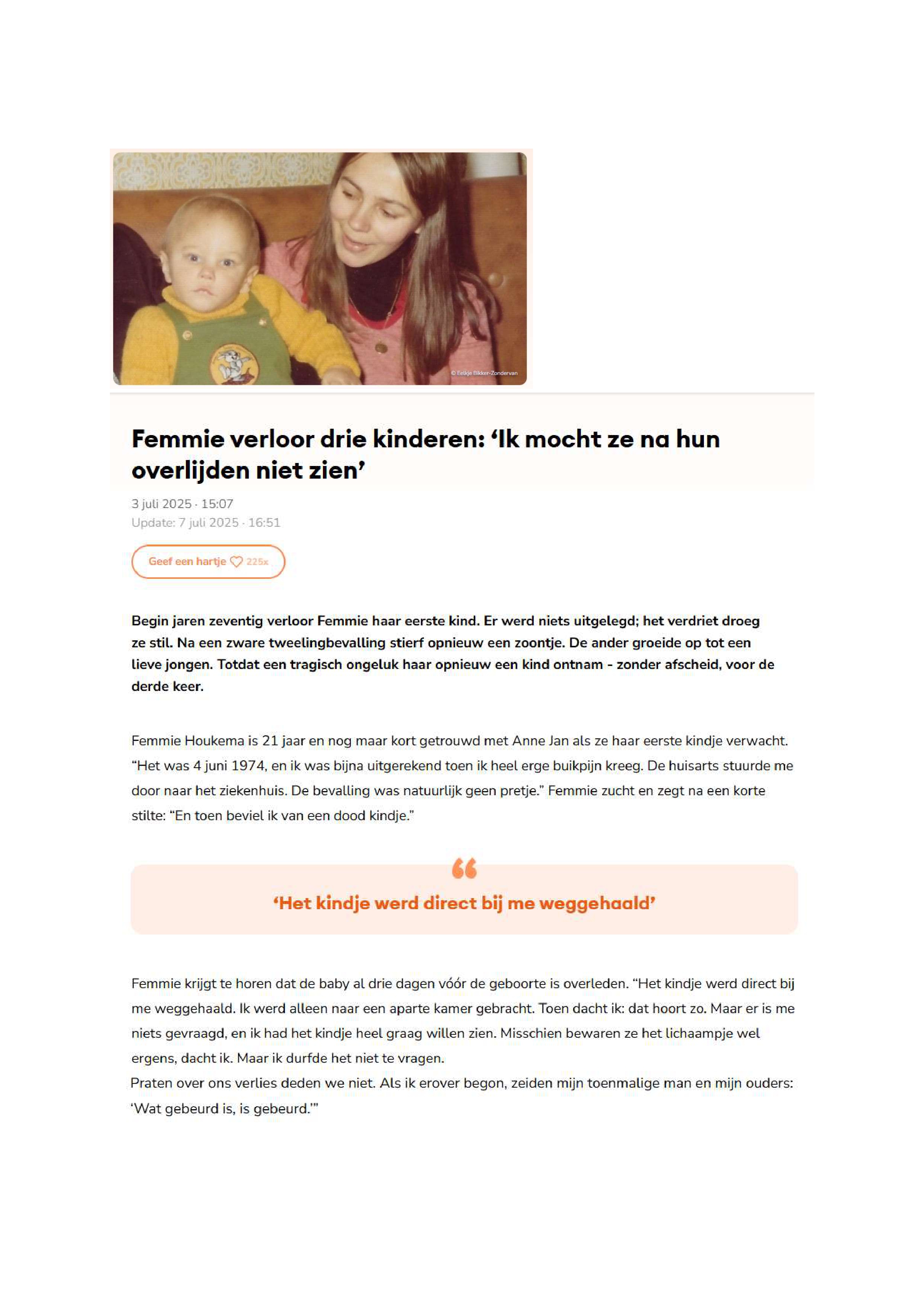 Verliesverhaal Femmie